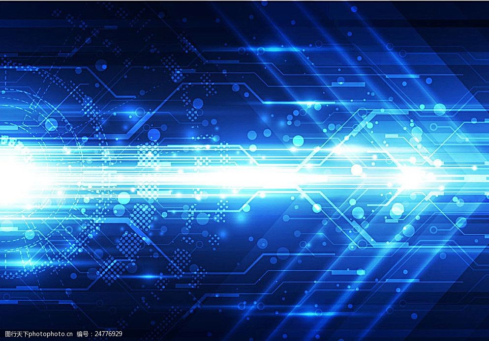 藍色科技背景圖片